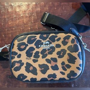Coach Leopard Print Crossbody Bag